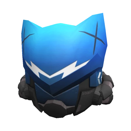 BLUE - Mech Armored Helmet