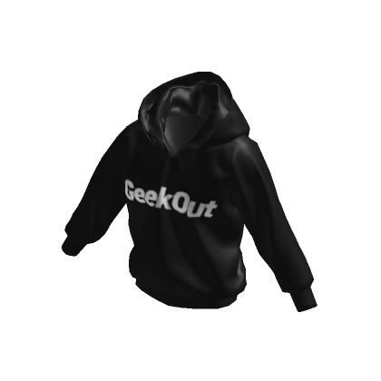 GeekOut Hoodie Black