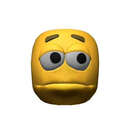 Sad Emoji Head