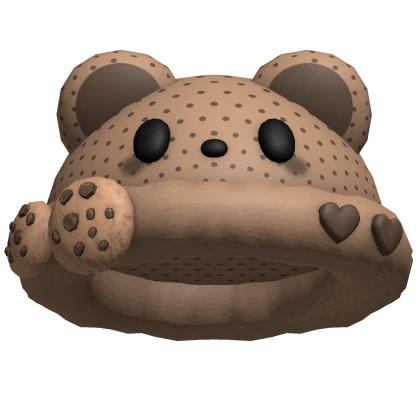 chocolate chip cookie bear hat