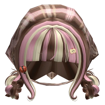 ♡ Neapolitan Mori kei Igari Low Braided Pigtails