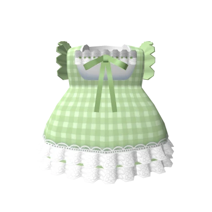 🎀3.0 Long Green Candy dress
