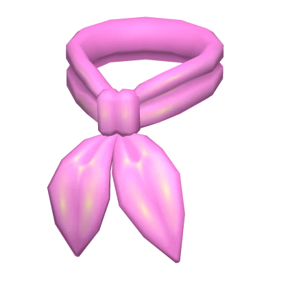 Pink 70s Neck Scarf