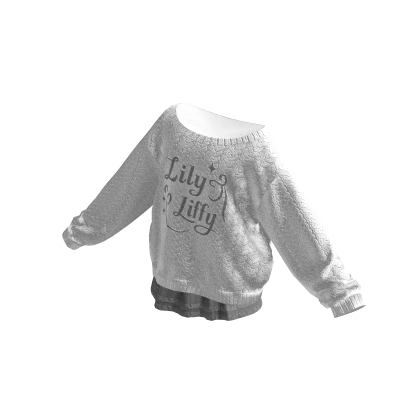 🍀Cute Off Shoulder Sweater(White)