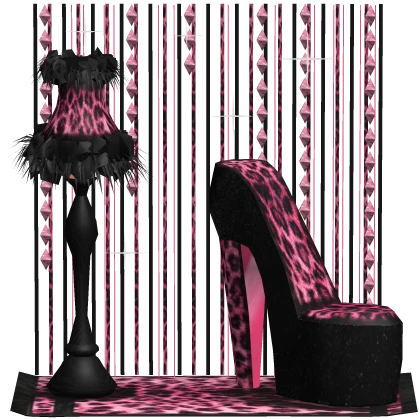 Pink Leopard Print Room Decor 2000s Background Y2K