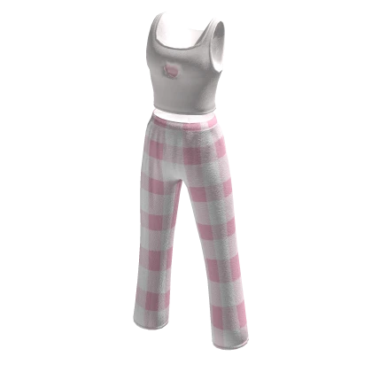 Cute Plaid PJs Pajamas