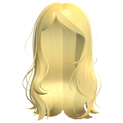 Really Messy Morning Wavy Hair in Light Yellow