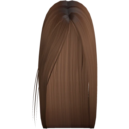 ☆ brown k-pop side part straight hair