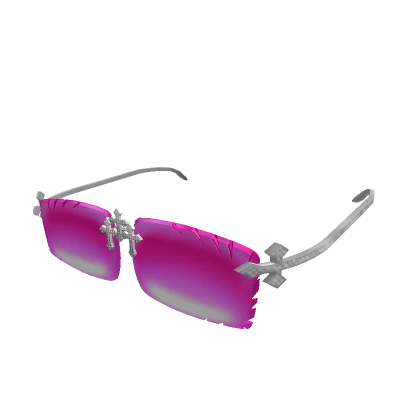 Pink Cross Bloxier Shades