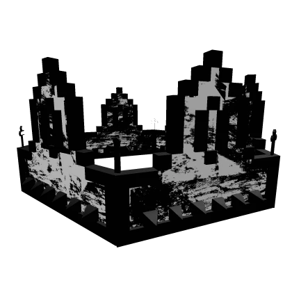 [⏳Limited ] Emo Gothic Cross Animated 8-Bit Crown 