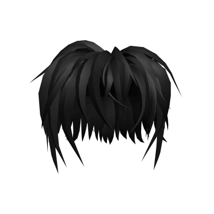 Black Messy Long Hair 3.0