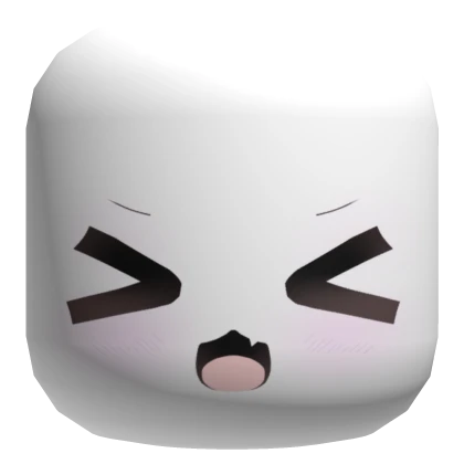 ♡ : super excited cute anime chibi face mask