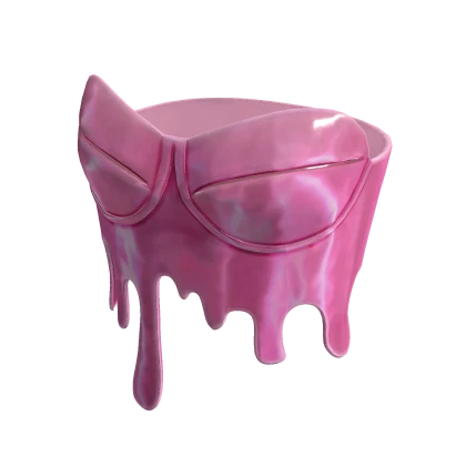 pink paint drip tube top