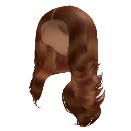 Middle Part Layered Hair [Ginger]