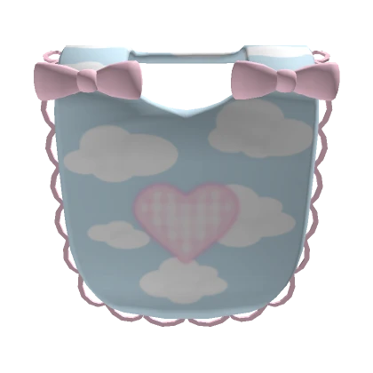 Kawaii Bib cloud y2k pastel baby soft pacifier