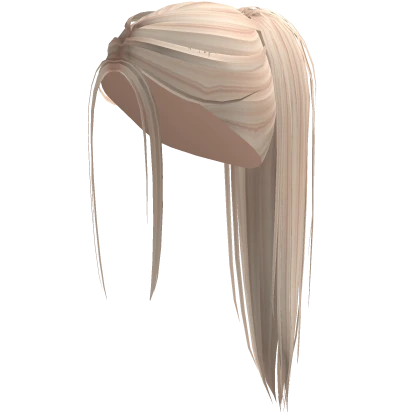 Full Straight Casual Ponytail in Platinum Blonde