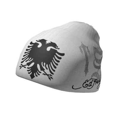 White Albanian Beanie - terces a s'ti