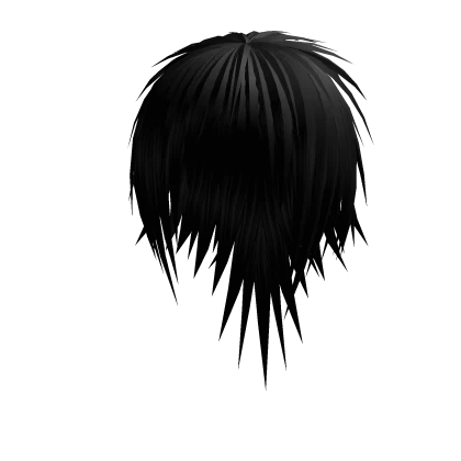 Black Long Layered Vkei Emo Scene Hair