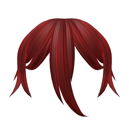 Overgrown Anime Bangs (Red)