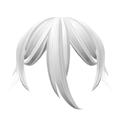 Overgrown Anime Bangs (White)