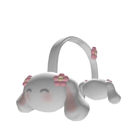 easter bunny girl Kawaii earmuff headphones