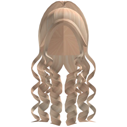 Long Curly Ponytail in Blonde