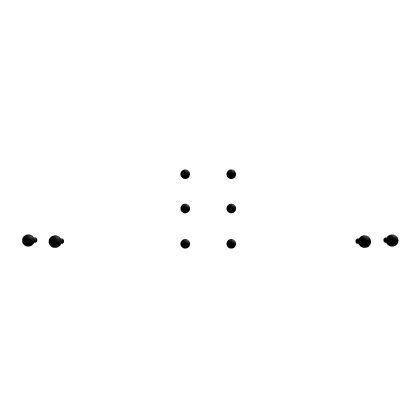 Black Tripple Erl Piercing Set