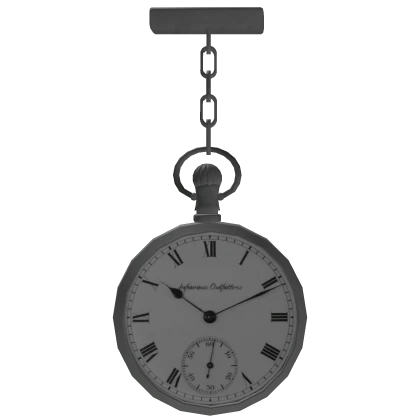 Silver Lapel Pocket Watch