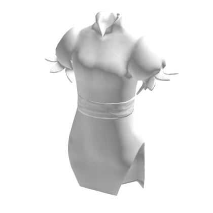 🫧 Festive White Dress Inspired by Chun-Li White