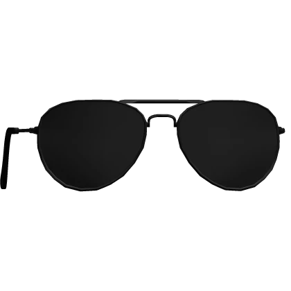 Aviator Sunglasses in Black