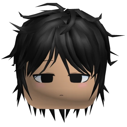 Messy Hair Cute Nonchalant Boy