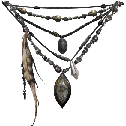 Gaian Esoteric Charm Skein Feather Necklaces 1.0