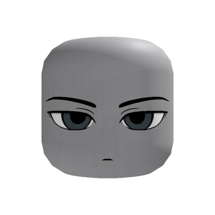 🍀Animated Sharp Intimidating Face (Blue)
