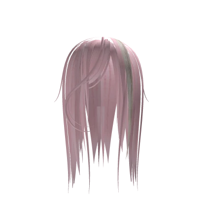 Scene emo long gothic pink zombie hair