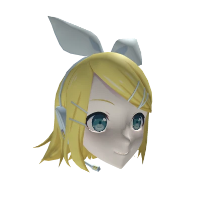 Kagamine Rin Head & Hair with Bow - Project Sekai