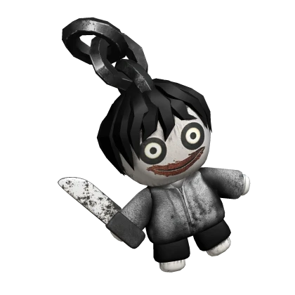 JEFF creepypasta y2k keychain