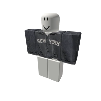 grey new york hoodie streetwear emo