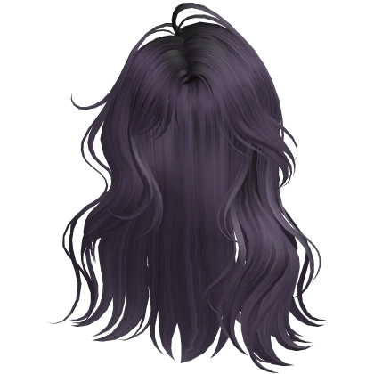 Purple Romantic Wavy Hair