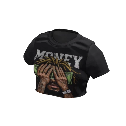 Vintage Style Cropped T-Shirt