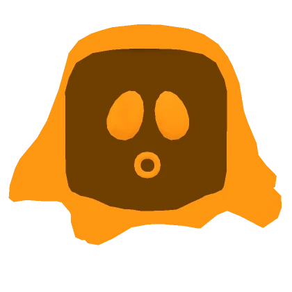 Orange Neon Slime Head