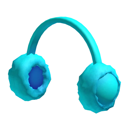 Fluffy Blue EarMuffs