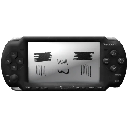 cute handheld console face