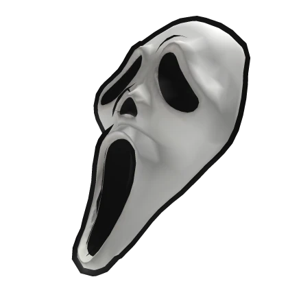 Cartoony Scream Ghost Mask