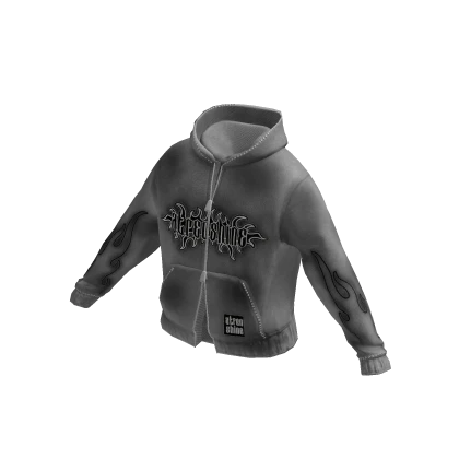 Y2k Grunge Set Hoodie (Gray)