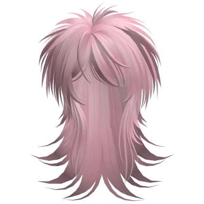 Layered VKei Voluminous Scene Hair (Light Pink)