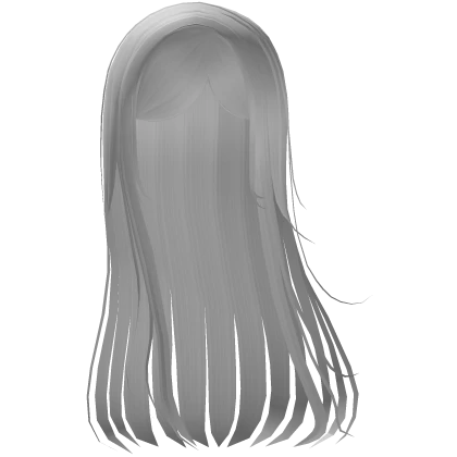 Soft Windy Long Hair in White