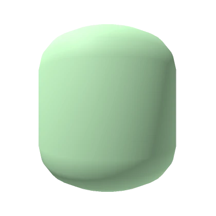 Pastel Green Empty Blank Faceless Skin Tone Head