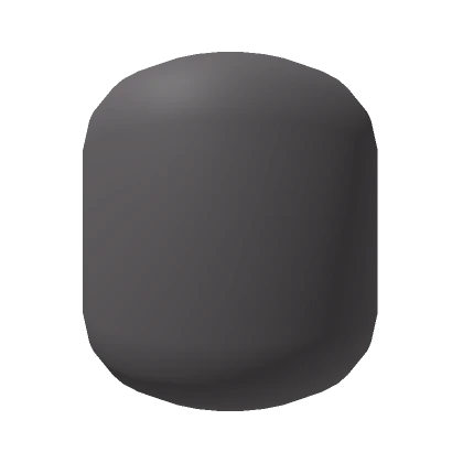 Dark Gray Empty Blank Faceless Skin Tone Head