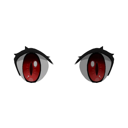 Red Estatic Cat Anime Eyes