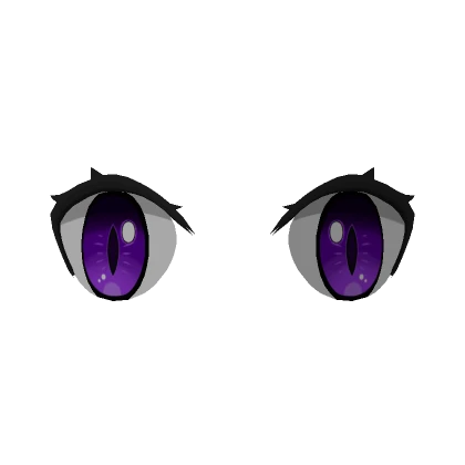 Purple Estatic Cat Anime Eyes